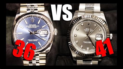 rolex day date 36 vs 41